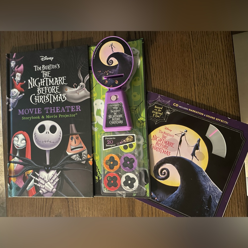 The Nightmare Before Christmas Projector & CD Book Set